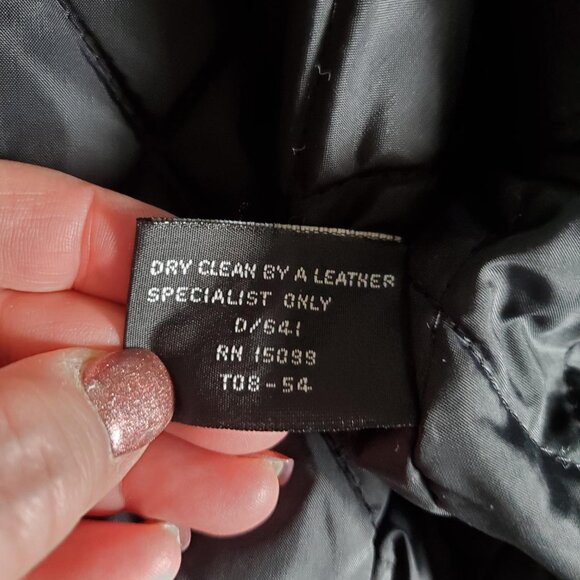 Men's Heavy Weight Genuine Leather Jacket - Size L - Picture 10 of 10